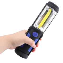 Portable USB Rechargeable COB Night Light Flashlight LED Torch Lantern Work Light