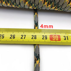 4 Size Dia.4mm 7 stand Cores Paracord for Survival Parachute Cord Lanyard Camping