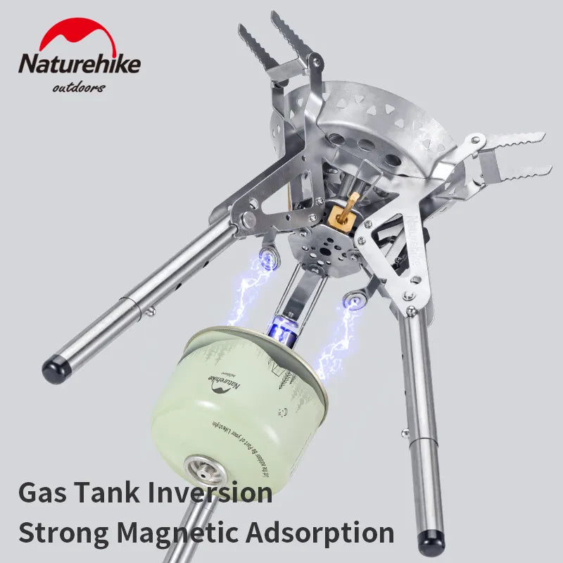 Naturehike Gas Stove Strong Fire Burner Outdoor Camping Cooker Electric-ignite High