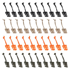 1/2/5Pcs Molle Backpack Buckle Carabiner Clips Outdoor Nylon Camping Bag Hanger