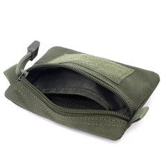 Outdoor EDC Molle Pouch Wallet Waterproof Portable Travel Zipper Waist Bag for Camping