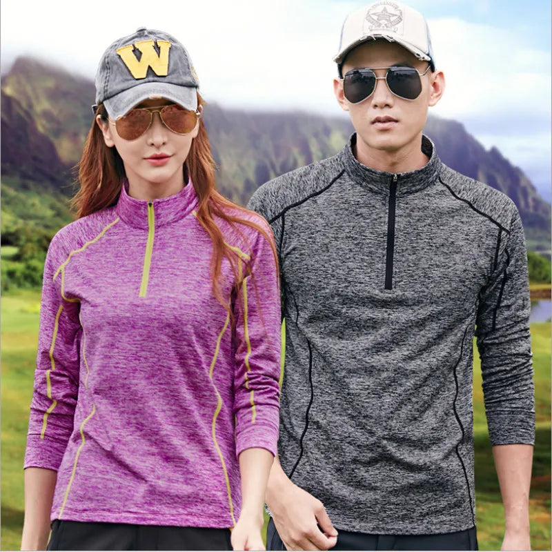 Men Women Hiking Long Sleeve Quick Drying T-Shirt Spring Autumn Outdoor sport