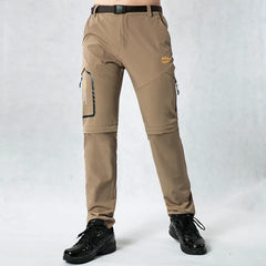 TRVLWEGO Men's Camping Hiking Pants Trekking High Stretch Summer Thin Waterproof