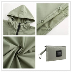 Nylon Adults Raincoat Women Men Waterproof Tent Cover Wear Outdoors Hiking Rain