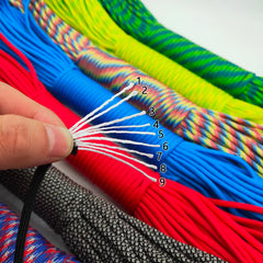 31 Meters Dia.4mm 9 stand Cores Paracord for Survival Parachute Cord Lanyard Camping