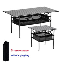 Outdoor Folding Table Chair   Camping Aluminium Alloy Picnic Table Waterproof Durable