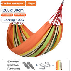 Hammock outdoor single widening swing student indoor bedroom dormitory thick canvas