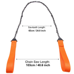 Portable Chain Saw Cutting Machine Handheld Survival Emergency Chainsaw with Bag