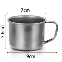 200ML Portable Outdoor Travel Stainless Steel Coffee Tea Mug Cup For Camping/Travel
