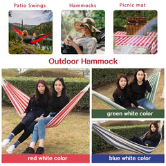 Hammock outdoor single widening swing student indoor bedroom dormitory thick canvas