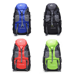 50L Hiking Backpack Climbing Bag Outdoor Rucksack Camping Trekking  Waterproof
