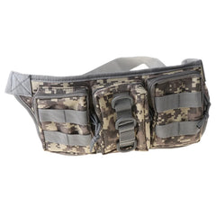 Men Outdoor Utility Tactical zipper Waist Pack Pouch Military Camping Hiking Bag Belt