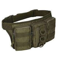 Men Outdoor Utility Tactical zipper Waist Pack Pouch Military Camping Hiking Bag Belt
