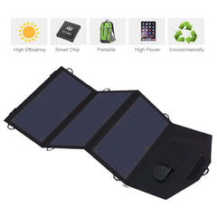 ALLPOWERS 18V 21W Solar Charger Solar Panel Waterproof Foldable Solar Power Bank
