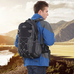 Hiking storage backpack, sturdy 40-liter bag, travel backpack, very suitable