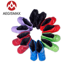AEGISMAX Sleeping Bag Accessories Duck Down Slippers Camping Out Soft Sock Unisex