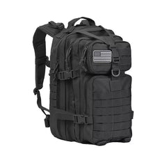 REEBOW TACTICAL Military Assault Backpack with Flag Patches Army Molle Waterproof