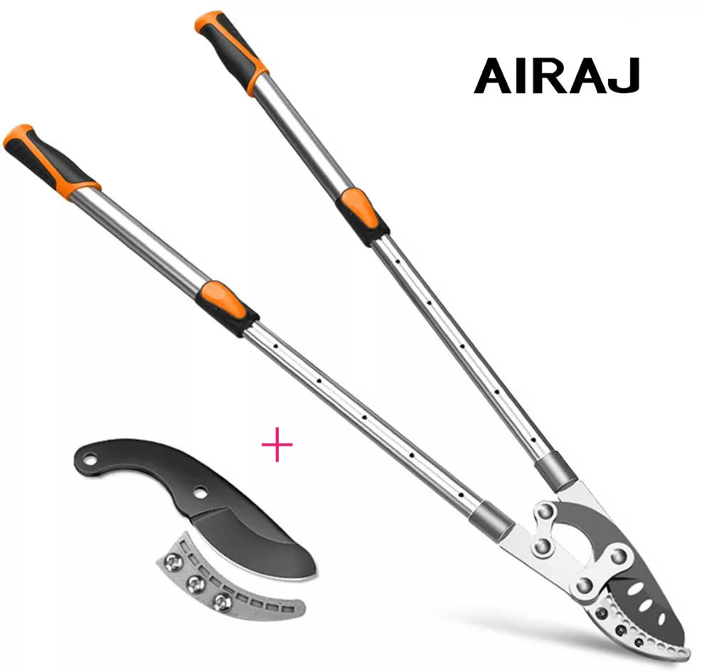 AIRAJ Pruning Shears Garden Tree High Branch Pruning Tool Long Reach Aluminium