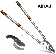 AIRAJ Pruning Shears Garden Tree High Branch Pruning Tool Long Reach Aluminium