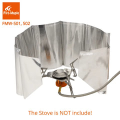 Fire Maple Foldable Light Weight Outdoor Camping Aluminum Wind-Screen Windproof