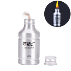 Portable Metal Mini Alcohol Lamp Lab Equipment Heating Liquid Stoves For Outdoor