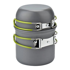 Camping Cookware Set 3000W Camping Stove Burner Cooking Pots Pans Tank Bracket