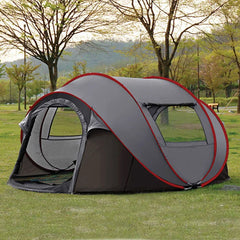 New Style Pop Up Ultralarge 4~5 Person Fully Automatic Speed Open With Mosquito Net