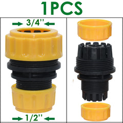 1/2" 3/4'' 1 Hose Connector Garden Tools Quick Connectors Repair Damaged Leaky