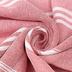 Beach Towel Turkish Bath Towel Striped Cotton Tassel Towel Travel Camping Sauna Beach