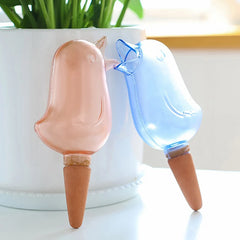 Auto Drip Irrigation Automatic Dripper Flower Pot Bird Shape Waterer For Plants Flower