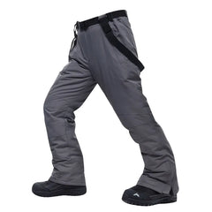 2023 Large Size Ski Pants Men -30℃ Windproof 10k Waterproof Warm Snow Trousers