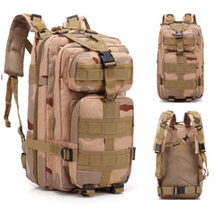 Hot Sale Men Outdoor Military Army 3p Tactical Backpack Molle Camping Hiking Trekking