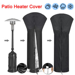 Patio Heater Cover Heavy Duty Waterproof Gas Pyramid Standup Outdoor Furniture