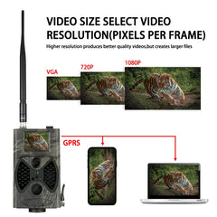 Outdoor 2G HC300M 1080P Cellular Trail Cameras Wild Trap Game Night Vision Hunting