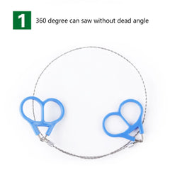 Emergency Survival Gear Stainless Steel Wire Outdoor Camping Saw survival Tool Kit Hand