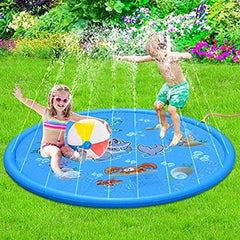 100/170cm Inflatable Spray Water Cushion Summer Kids Play Water Mat Lawn Games