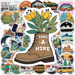 10/50/100PCS Outdoor Explore Mountain Climbing Stickers Laptop Guitar Luggage