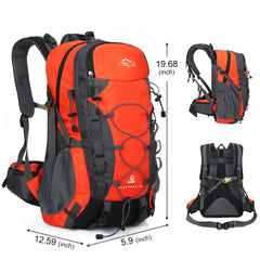 Hiking storage backpack, sturdy 40-liter bag, travel backpack, very suitable