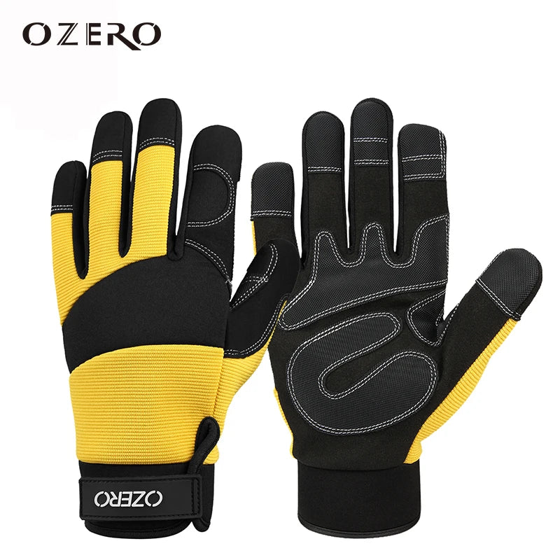 OZERO Work Gloves Garden Mechanical Unisex Gardening Touchscreen Glove Working