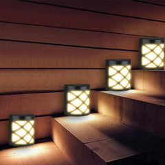 6 LED Solar Light Outdoors Motion Wall Lamp Waterproof Solar Powered Garden Fence