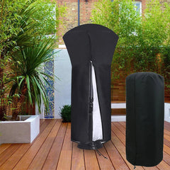 Patio Heater Cover Heavy Duty Waterproof Gas Pyramid Standup Outdoor Furniture