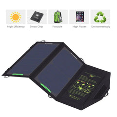 ALLPOWERS Solar Panel 10W 5V Solar Charger Portable Solar Battery Chargers Charging