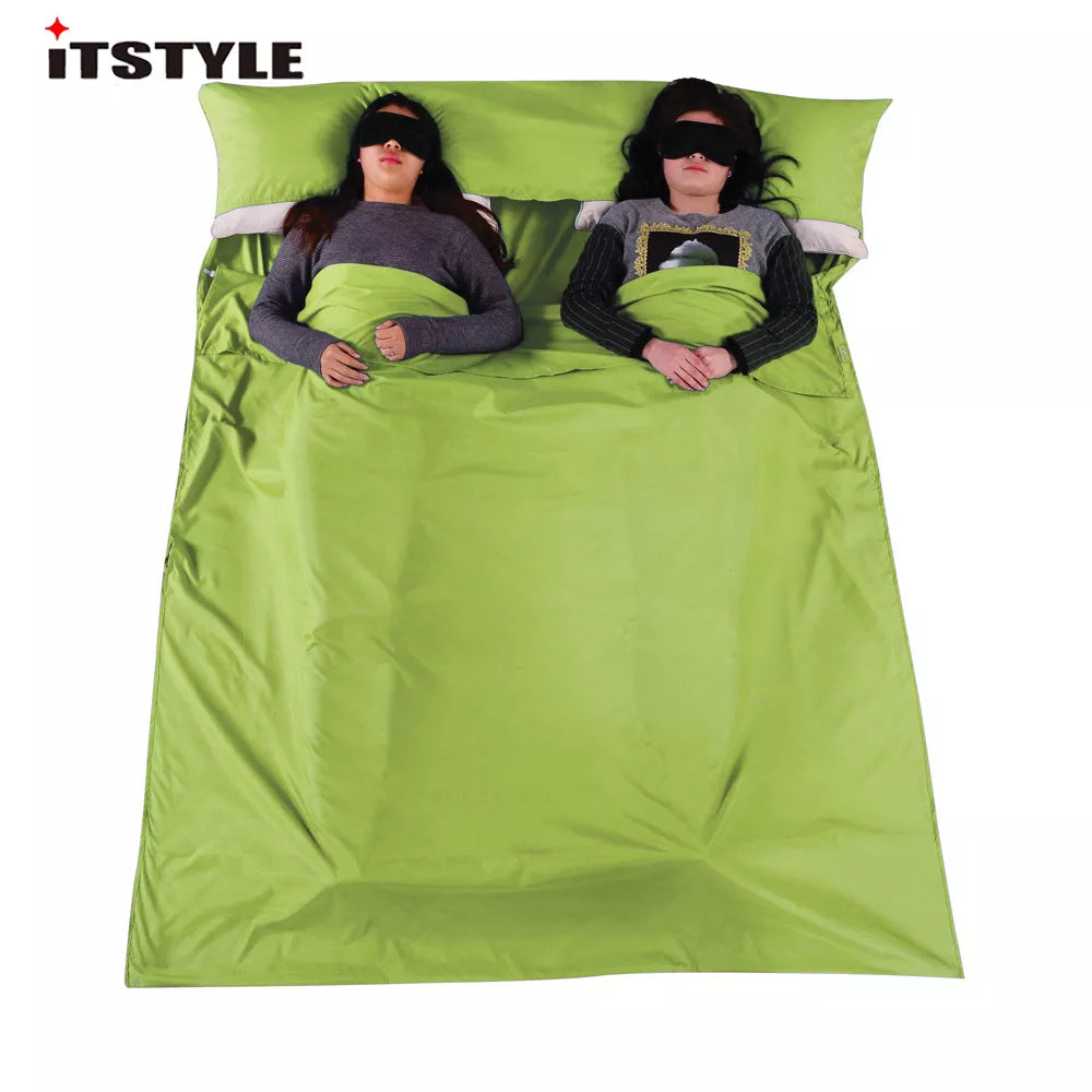 Cotton separator Sleeping Bag Liner Single Double Envelope Bags Ultra-Light Portable