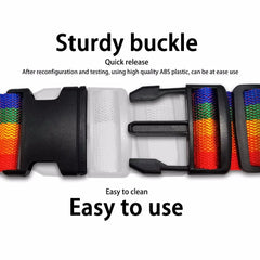 DIHFXX Adjustable Travel Luggage straps Suitcase Belts for Travel Bag Accessories