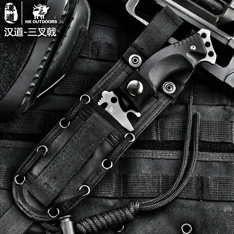 HX Outdoors Survival Knife Hunting Straight Knives Camping Tool Essential Tool