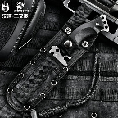 HX Outdoors Survival Knife Hunting Straight Knives Camping Tool Essential Tool