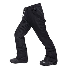 2023 Large Size Ski Pants Men -30℃ Windproof 10k Waterproof Warm Snow Trousers