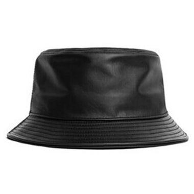 fashion genuine leather fishing cap brand casual bucket Hat out sun protection bonnie