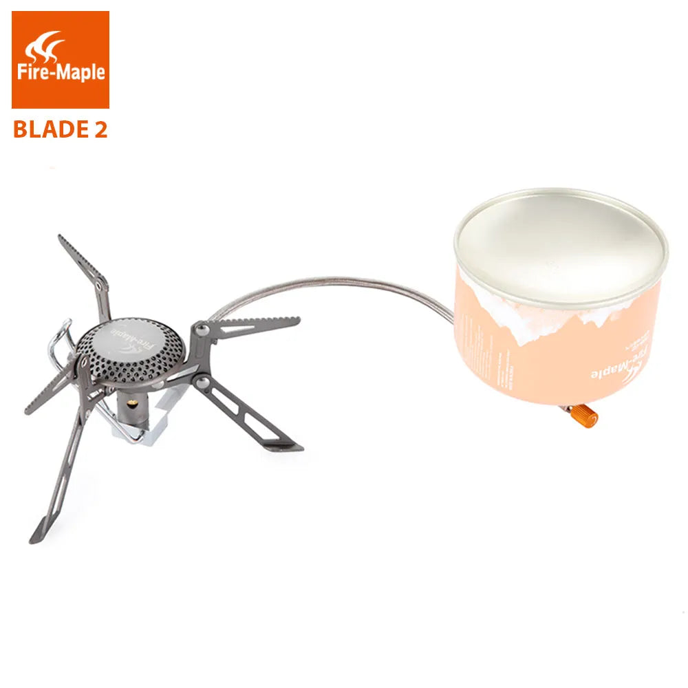 Fire Maple Titanium Blade 2 Gas Burners Ultralight 135g Gas Stoves Cooker With Pre-heat