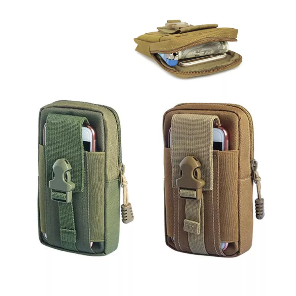 Women Men Mini Outdoor Camping Bags Waterproof 600D Nylon Military Tactical Molle